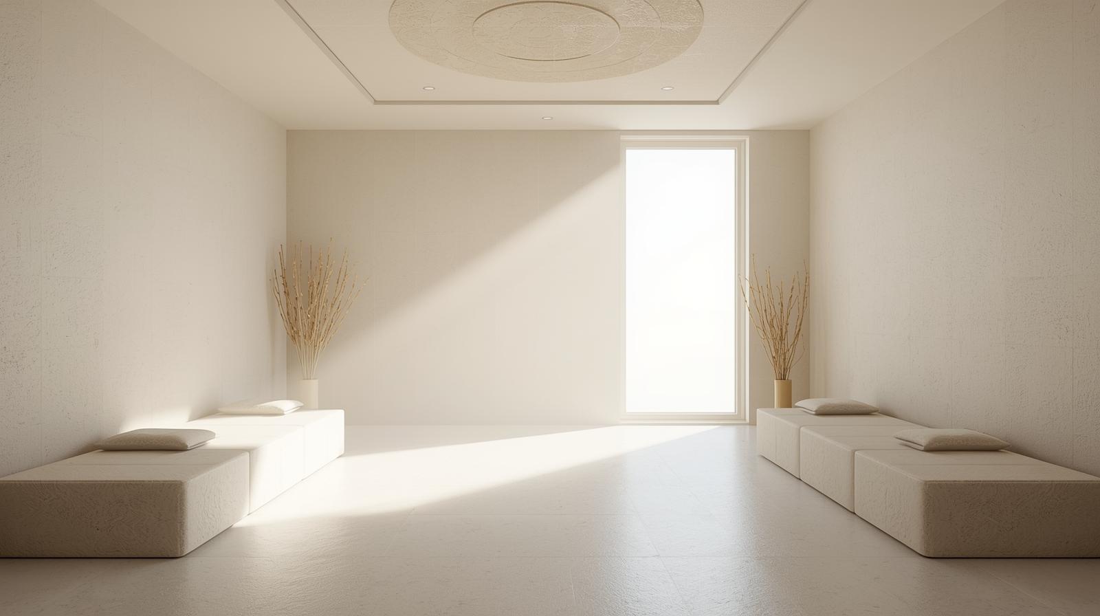 Ambiente calmo e natural para explorar o bem-estar